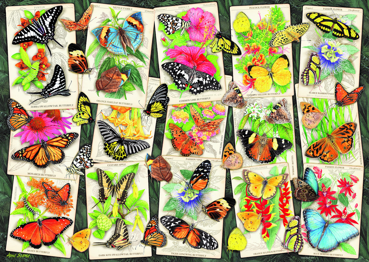 Ravensburger puzzle 1000 pieces Exotic butterflies 12001084V
