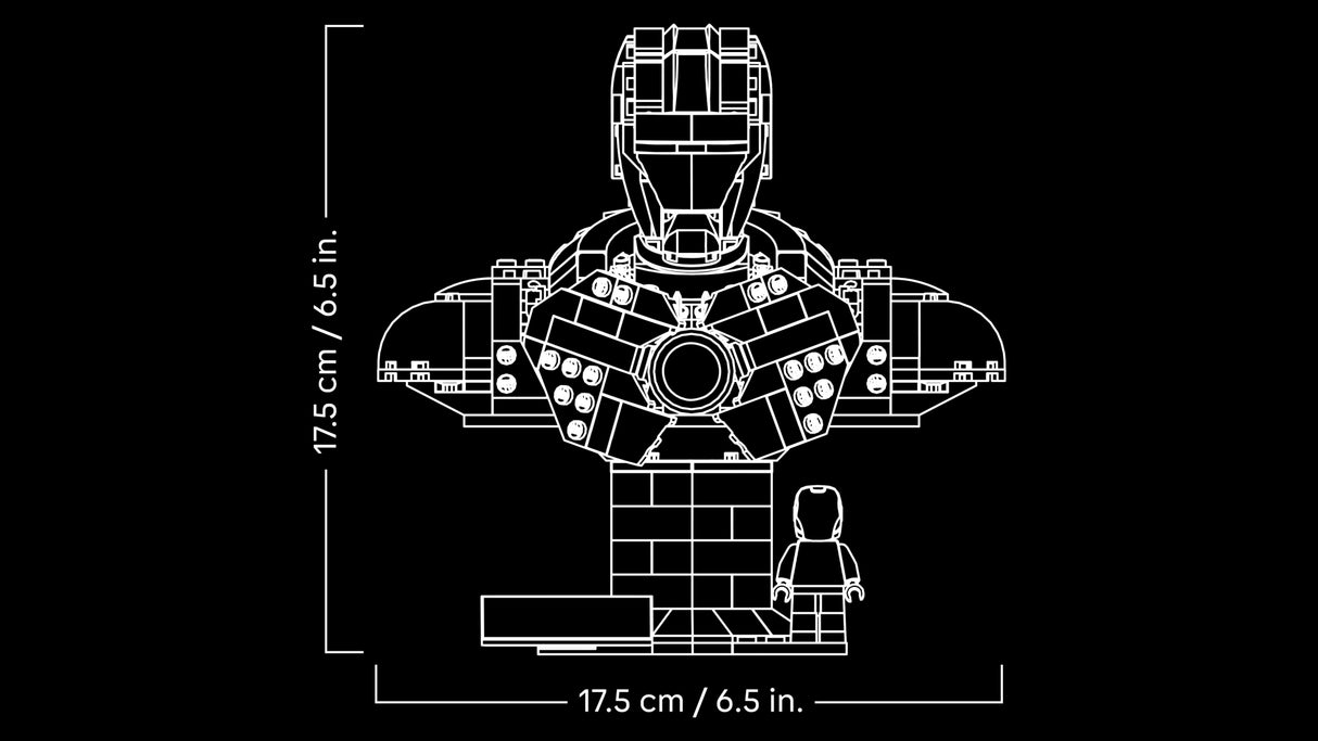 LEGO Marvel Iron Man MK4 Bust 76327L