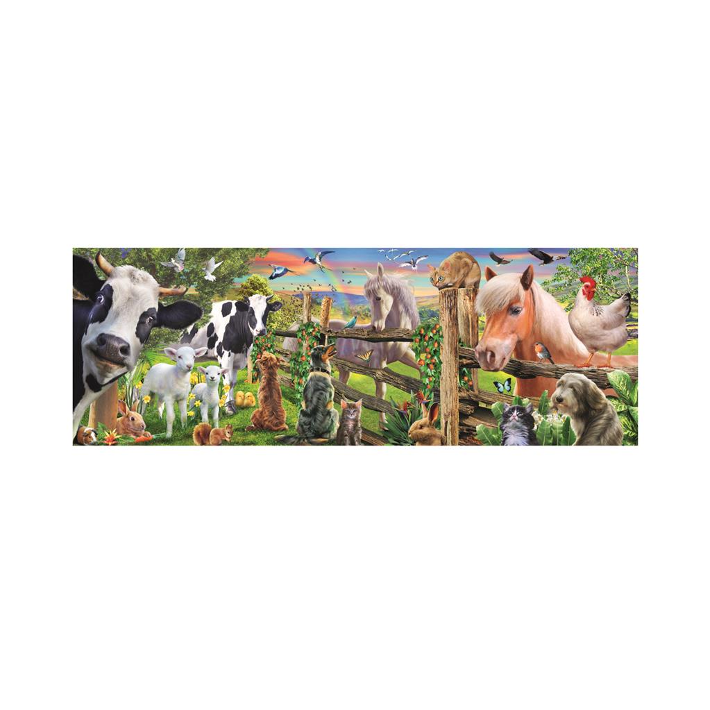 
Dino panoramic puzzle 150 pcs Farm 39335D