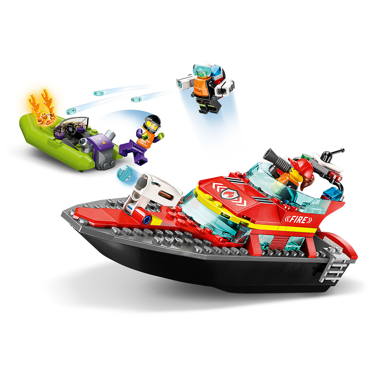 LEGO City Fire Rescue Boat 60373L