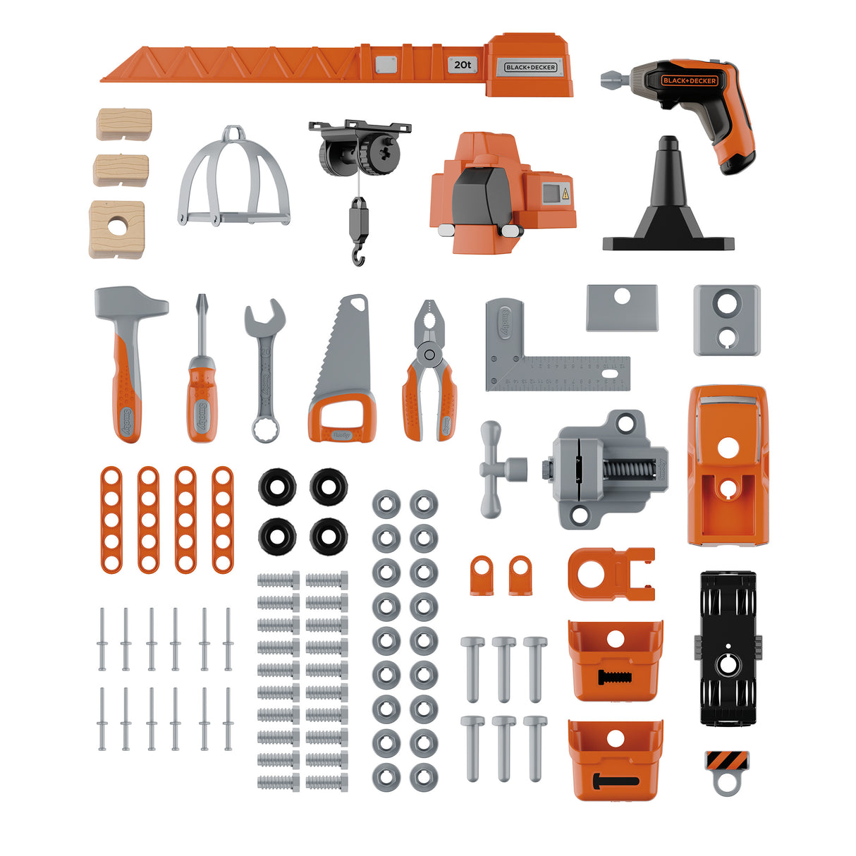 Smoby B&D Bricolo Builder Workbench  87 Pieces 360741S