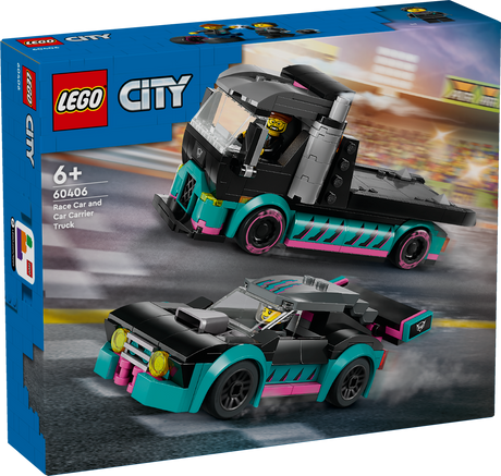 LEGO City Race Car and Car Carrier Truck 60406L