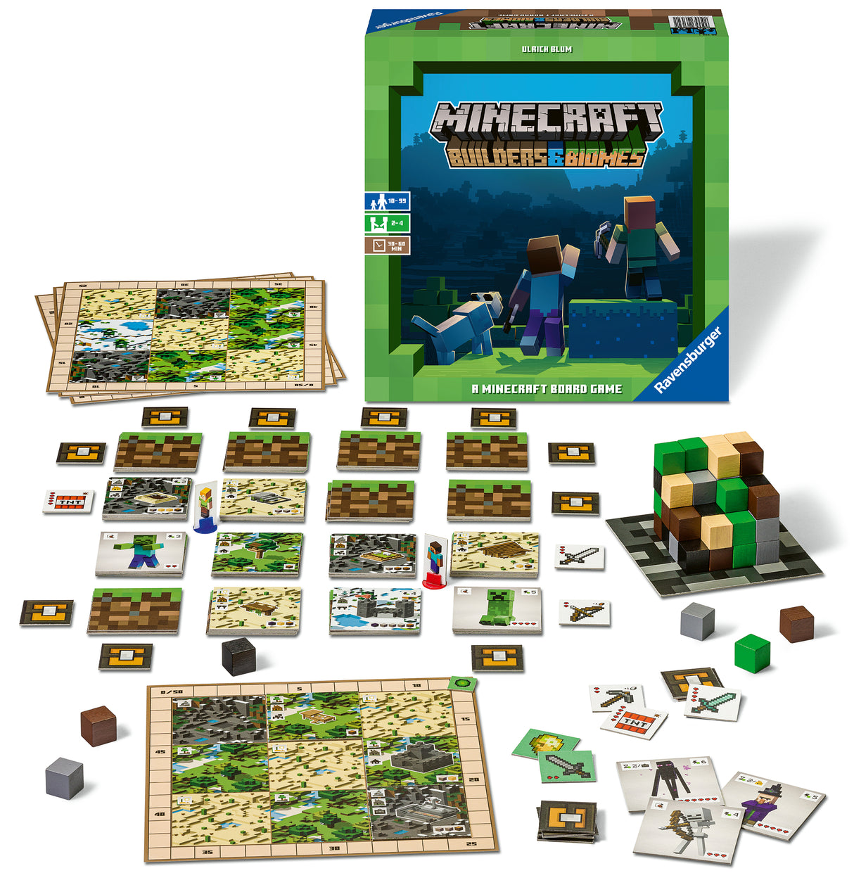 Ravensburger Board Game Minecraft Builders & Biomes 27088U
